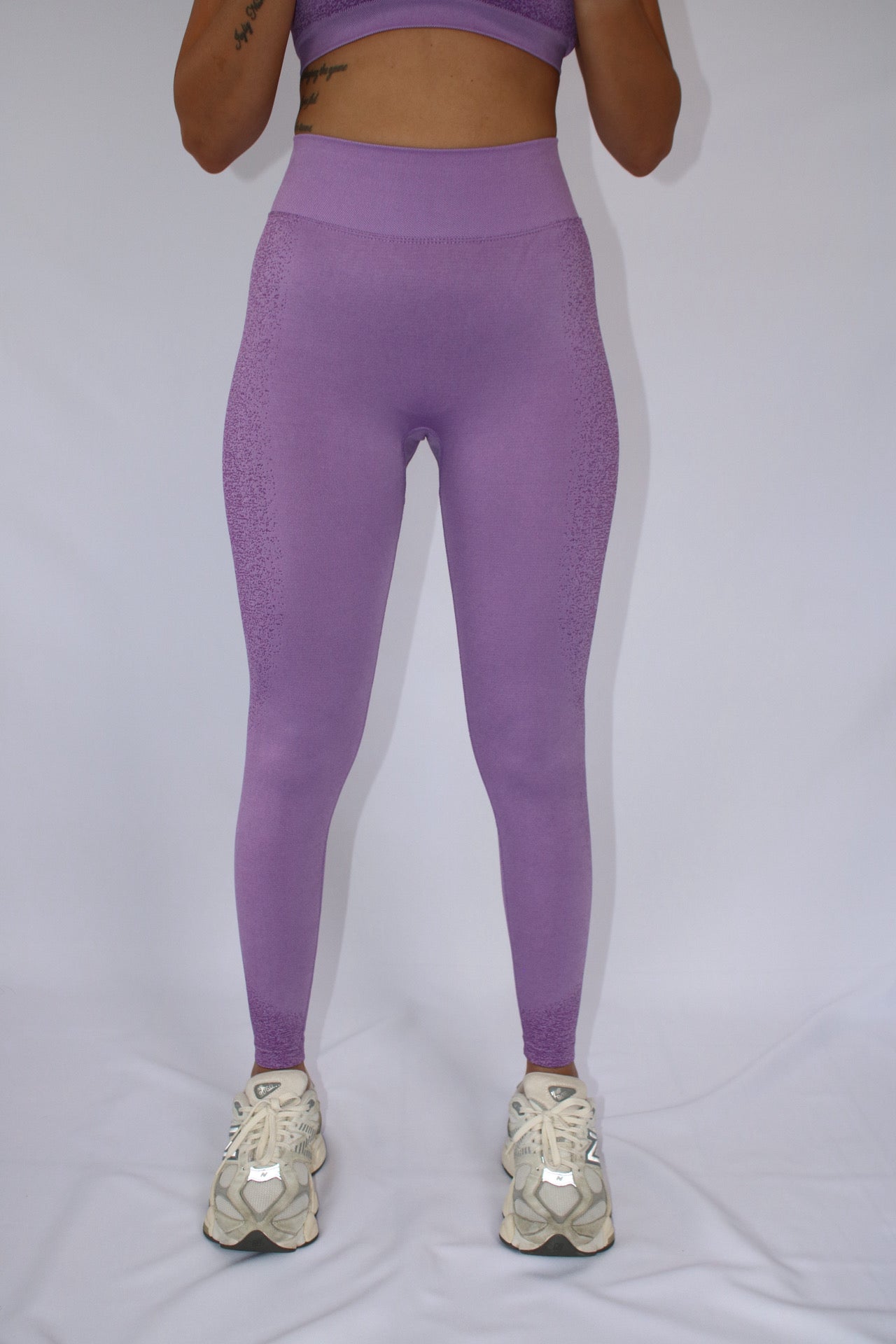Mid-Waist Yoga Leggings Violet