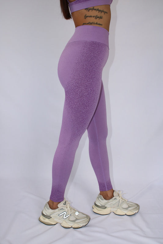 Mid-Waist Yoga Leggings Violet