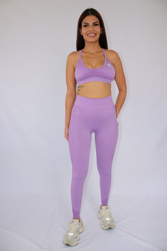 Mid-Waist Yoga Leggings Violet
